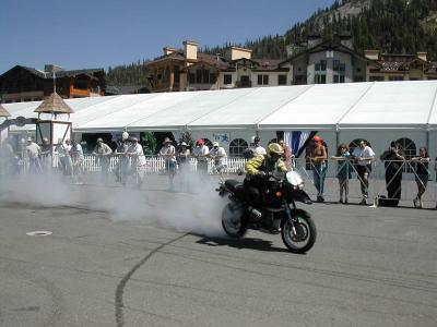 R1150GS burnout