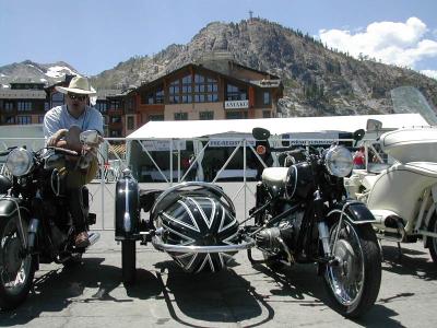 I'll bet you could fit two afghan hounds in that sidecar
