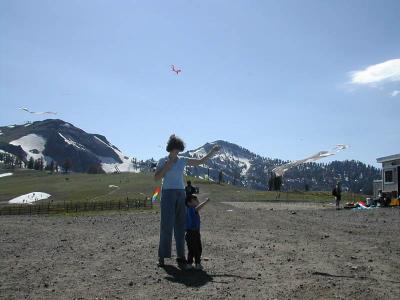 Kite festival at the summit