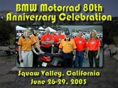BMW 80th Anniversary Rally, Squaw Valley CA