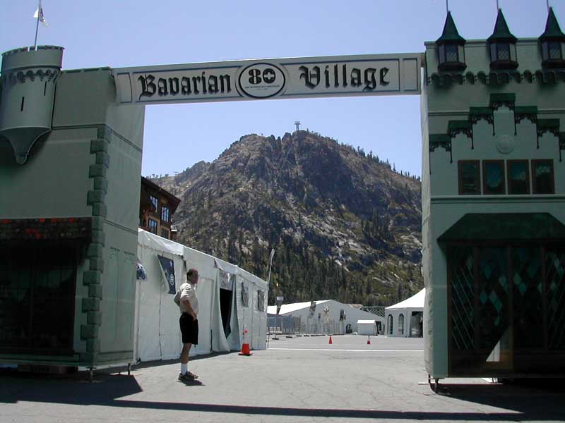 Bavarian Village entry to the rally site