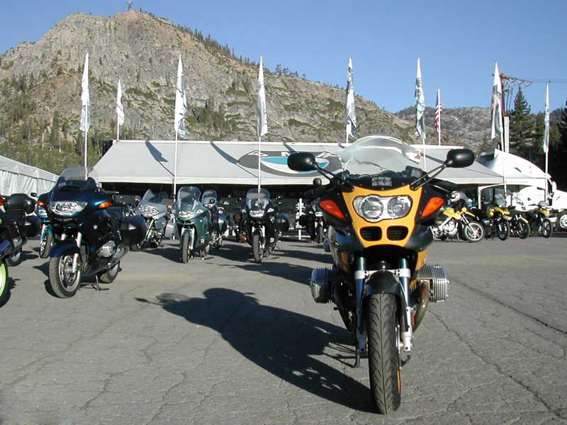 The demo bikes are ready to go