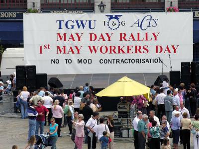 Spain May Day Rally