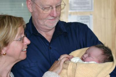 Doting grandparents