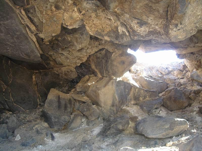 Cool rock formation in the hills