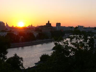 Sunset in Moscow