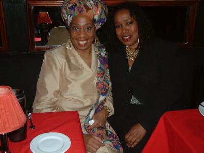Me and Denise King  (Jazz Vocalist & Friend) @ Zanzibar