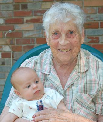 Nanny and Brooks - 85 years - 85 days
