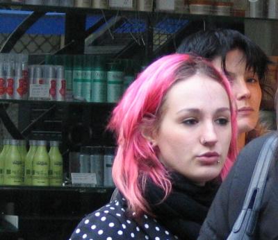 Pink Hair and Friend