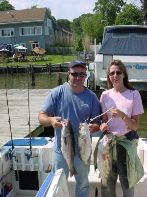 5/27/2005 Steve Carson and wife with nice Rock