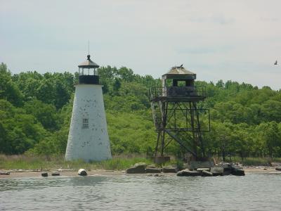 Pooles Island Lighthouse: Down Time Charters