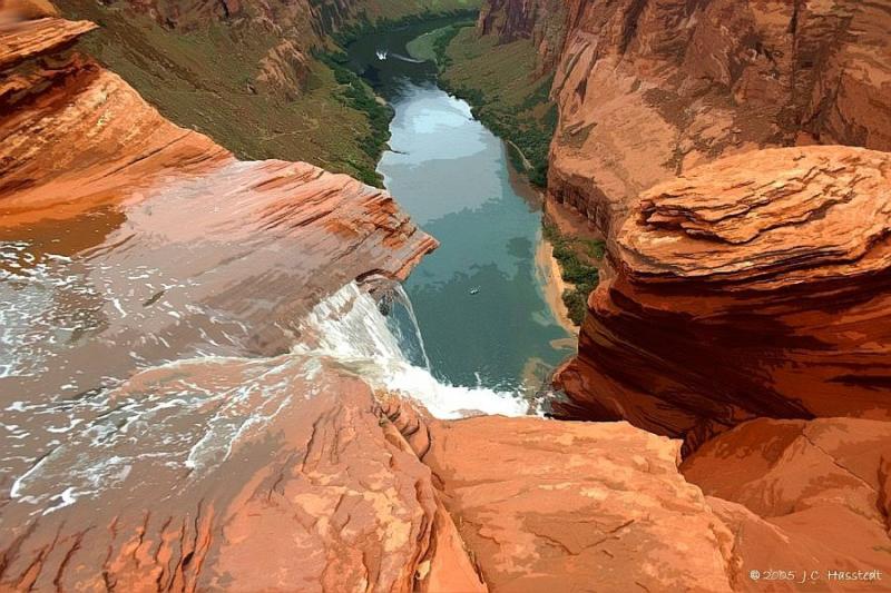 Glen Canyon Fall Posterized