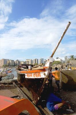 Fishing colony, S. Bombay, India