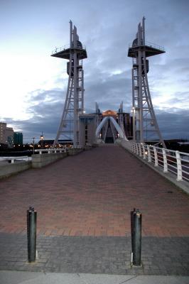 Lowry Bridge at Salford Quays