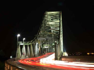 Runcorn Bridge at Night (1)