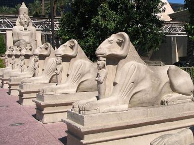 Luxor Egyptian Statues