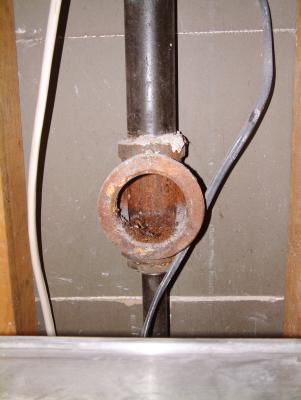 What is it? - 3.  It is actually a vent pipe for the original gas range... log gone!