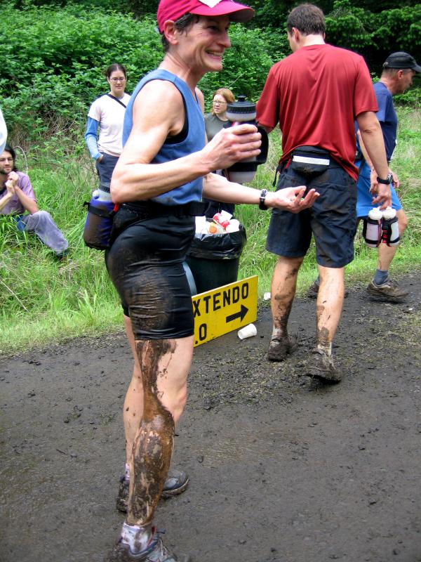 Liz Kellogg loves the mud