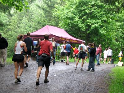 Lewisburg Saddle Aid Station 6.9 Miles