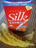 Soy milk & 2 ripe bananas