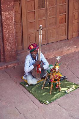 Musician at Pokaran Fort
