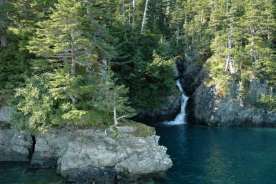 Waterfall in Blackstone Bay