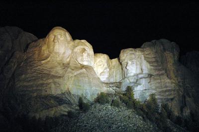 Mount Rushmore at Night 2