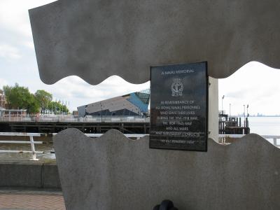 Mrechant Navy monument Victoria pier