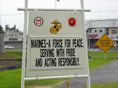 Camp Foster sign