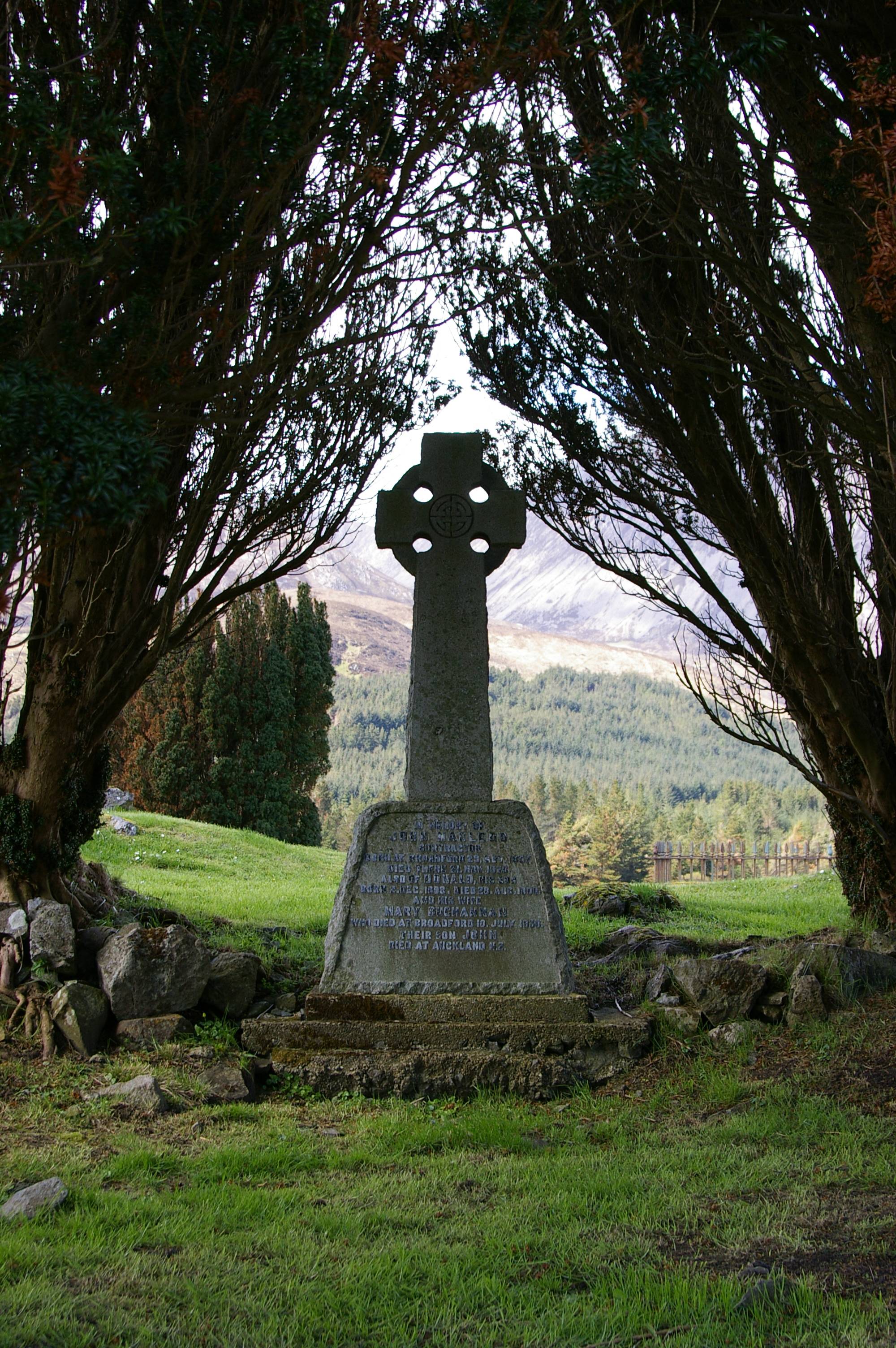 Grave marker
