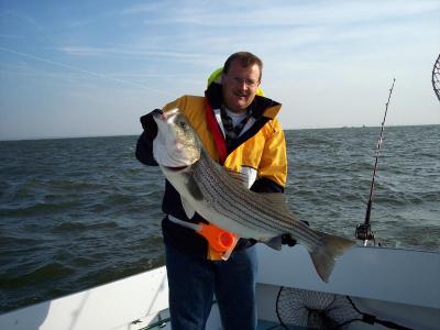 Mike Lennox caught This 39 lunker  near Bloody Point