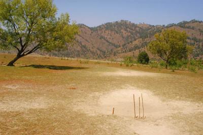 Ready for cricket in Nangal