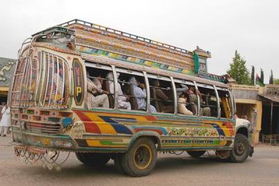 Bus in Chaksawari