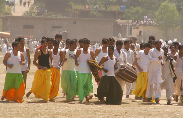 Sportsmen prepare at Vasakhi