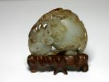 Jade Fruit with Bat, 2 high without stand - Reverse Side