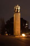 The Eternal Flame at night