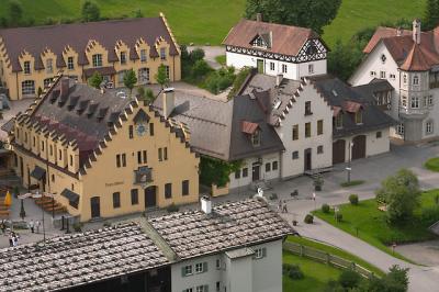 A view  from the Schloss Hohenschwangau