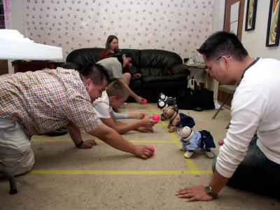 Aibo race #1