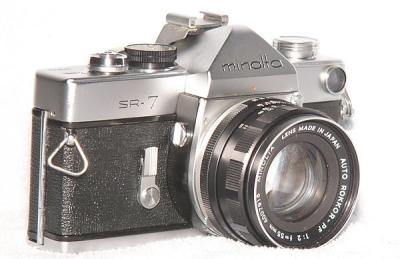 Minolta SR-7 w/Auto Rokkor-PF 1:2 f=55mm lens
