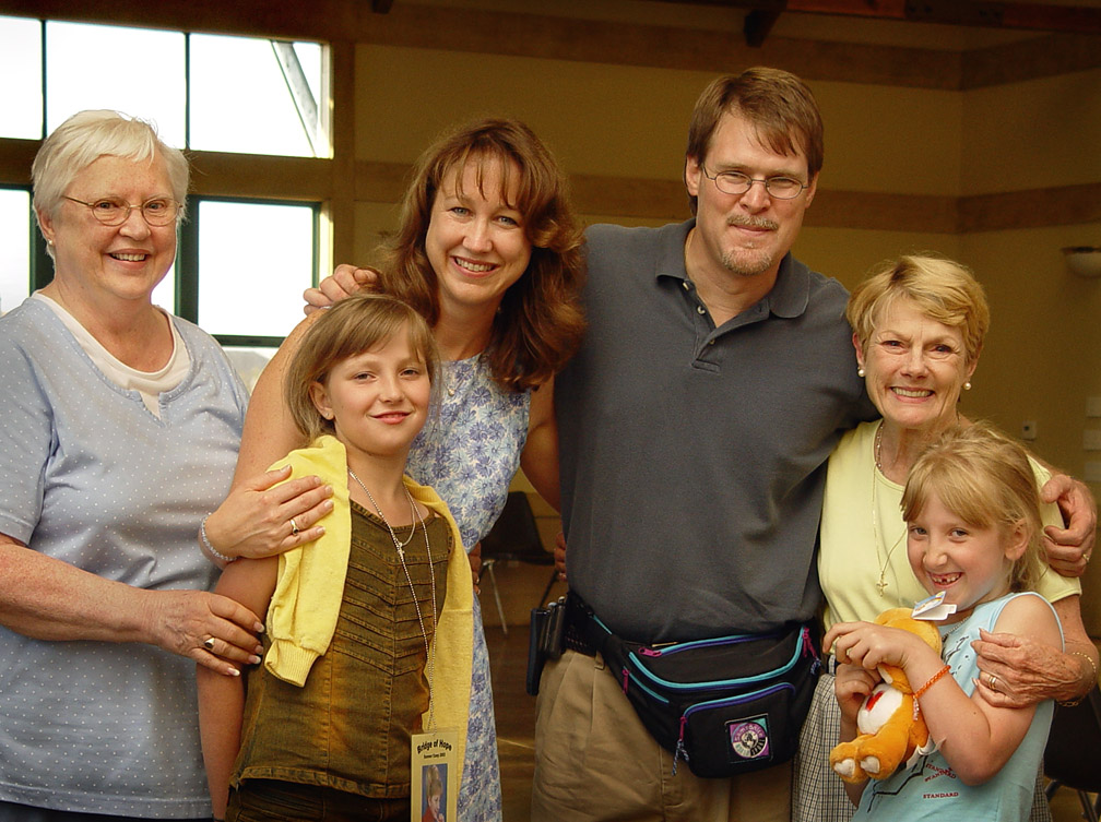 K & S with Host  Parents &  Babushkas