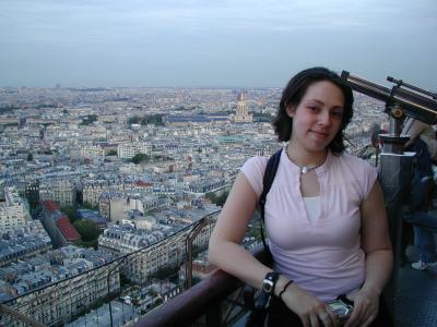 Debbie on the Eiffel Tower 2 (4/29)