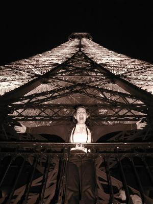 Debbie Conquering the Eiffel Tower (4/29)