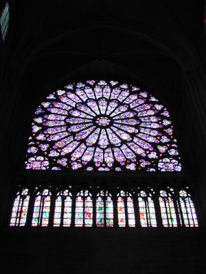 Rose Window, Notre Dame Cathedral (4/30)