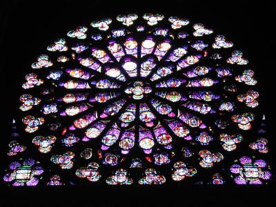 Rose Window, Notre Dame Cathedral (4/30)