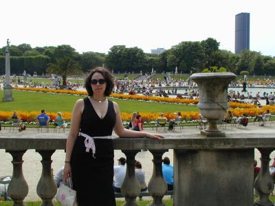 Debbie at the Luxembourg Gardens (5/1)