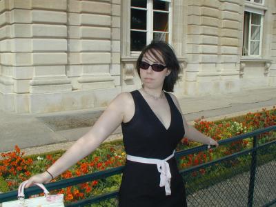 Debbie at the Luxembourg Gardens  (5/1)