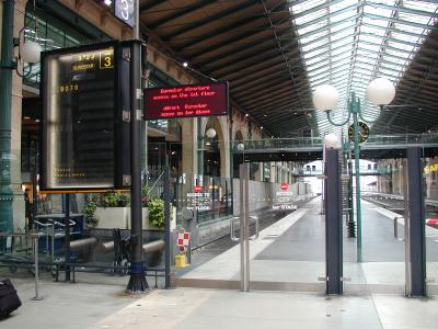 Leaving Paris, Gare du Nord Train Station (5/4)