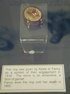 Keats's Engagement Ring, Keats House (5/6)