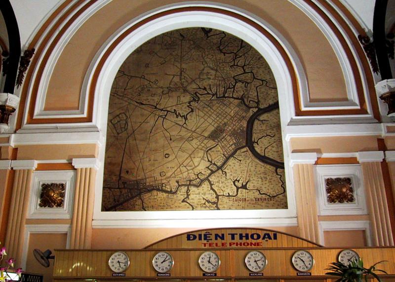 Map of old Saigon