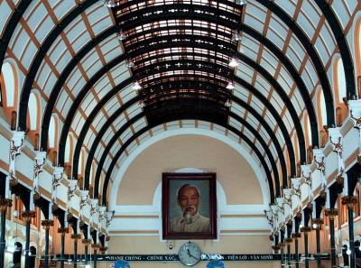 Post office roof, interior